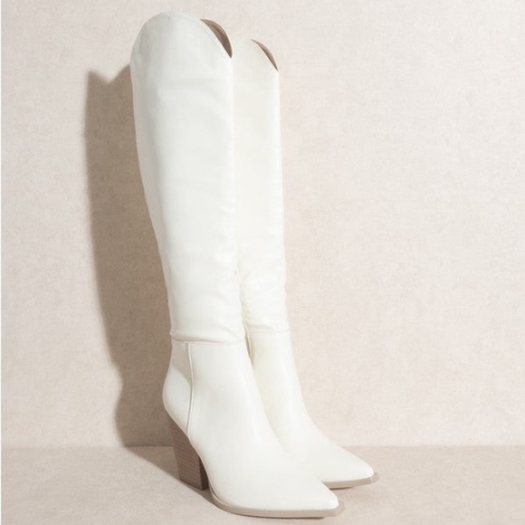 Oasis Society Clara Knee High Western Boots - Picture 2 of 7